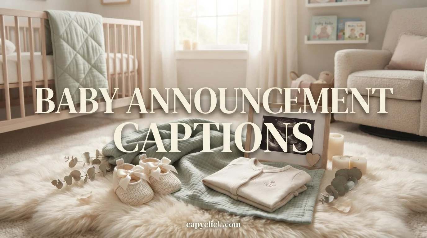 Baby Announcement Captions