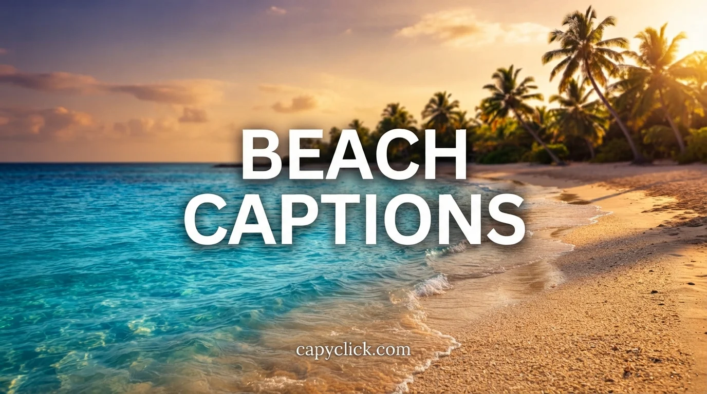 Beach Captions