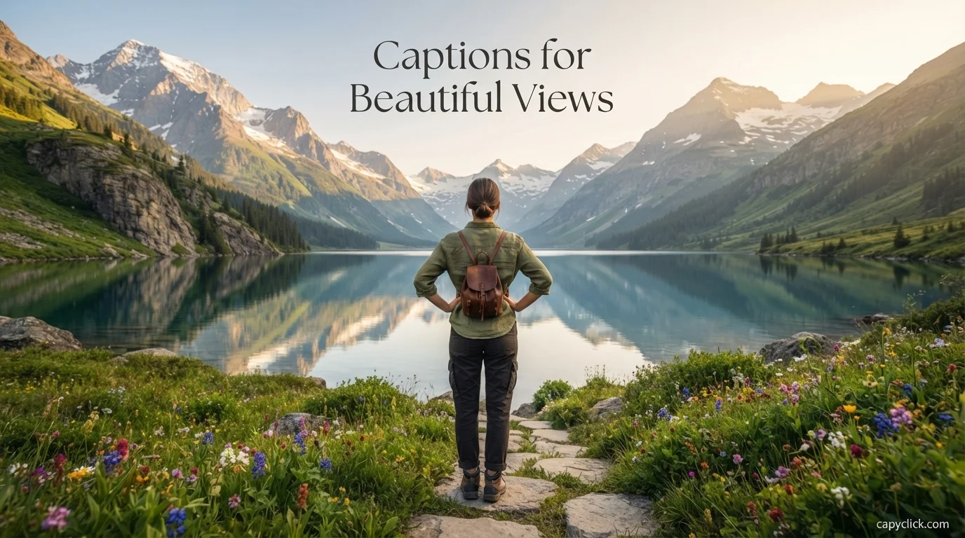 Captions for Beautiful Views