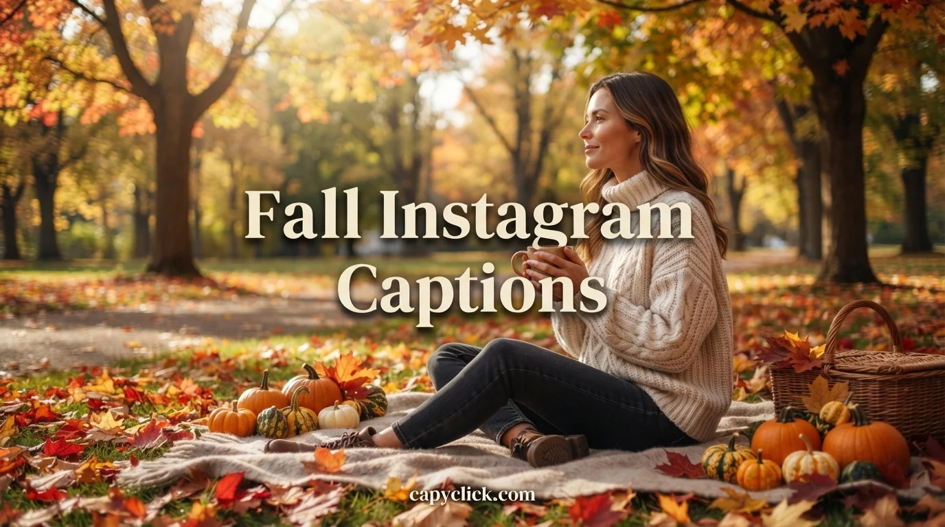 Fall Instagram Captions