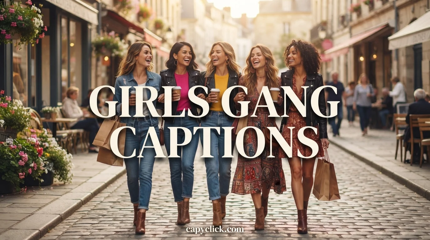 Girls Gang Captions