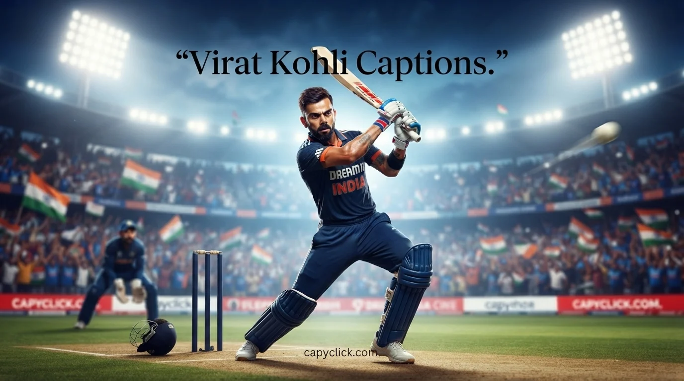 Virat Kohli Captions