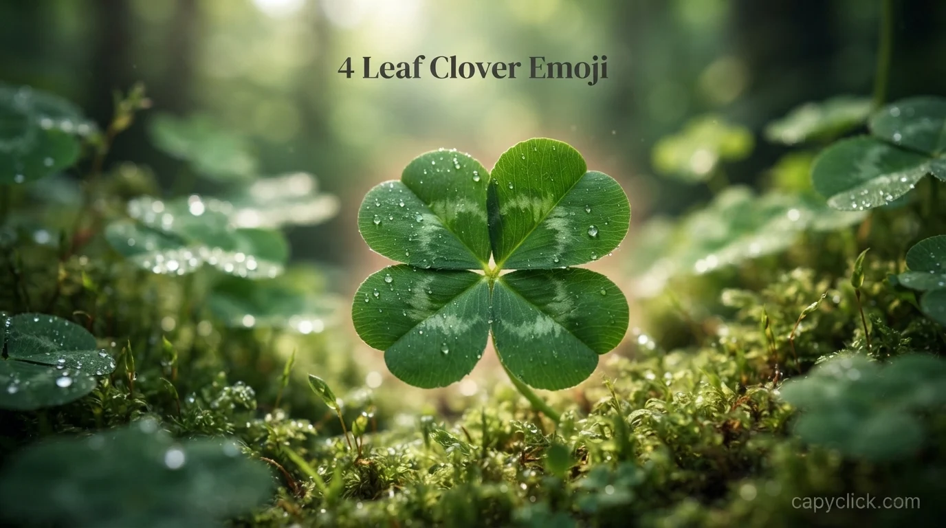 4 Leaf Clover Emoji