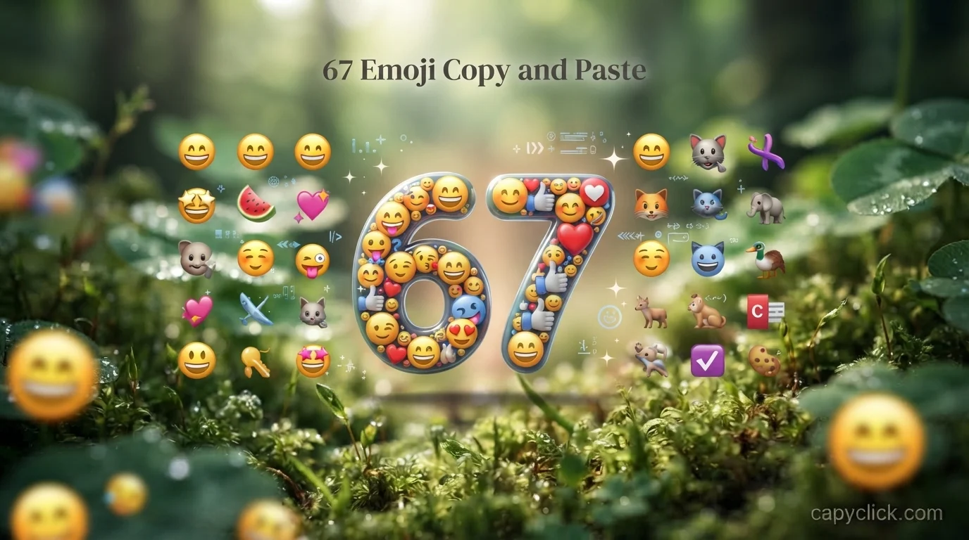 67 Emoji Copy and Paste