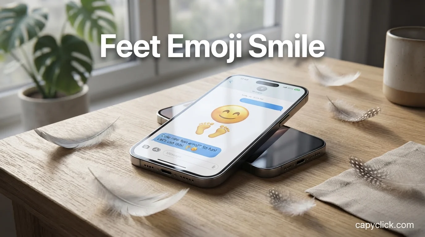 Feet Emoji Smile