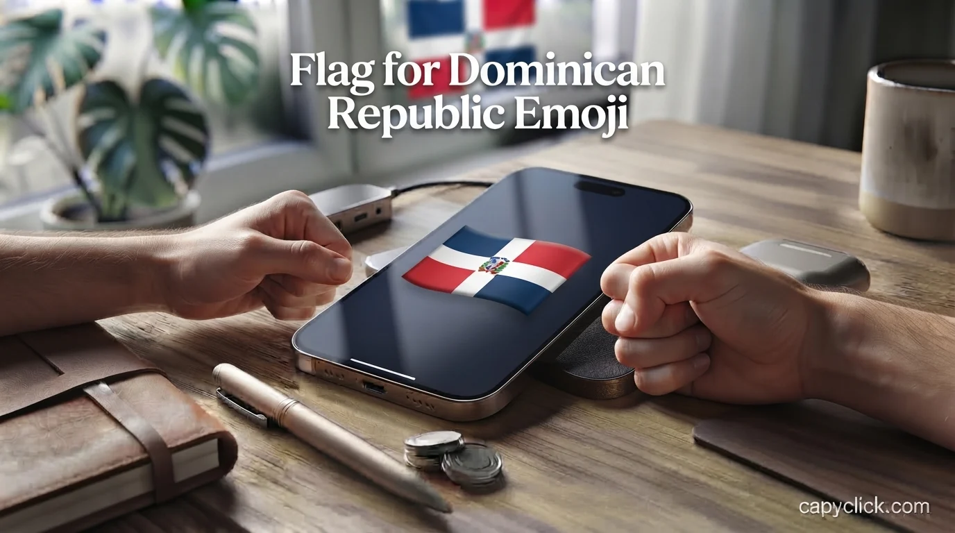 Flag for Dominican Republic Emoji
