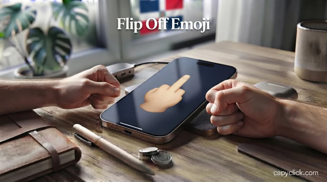 Flip Off Emoji