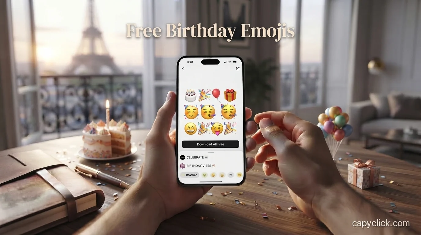 Free Birthday Emojis
