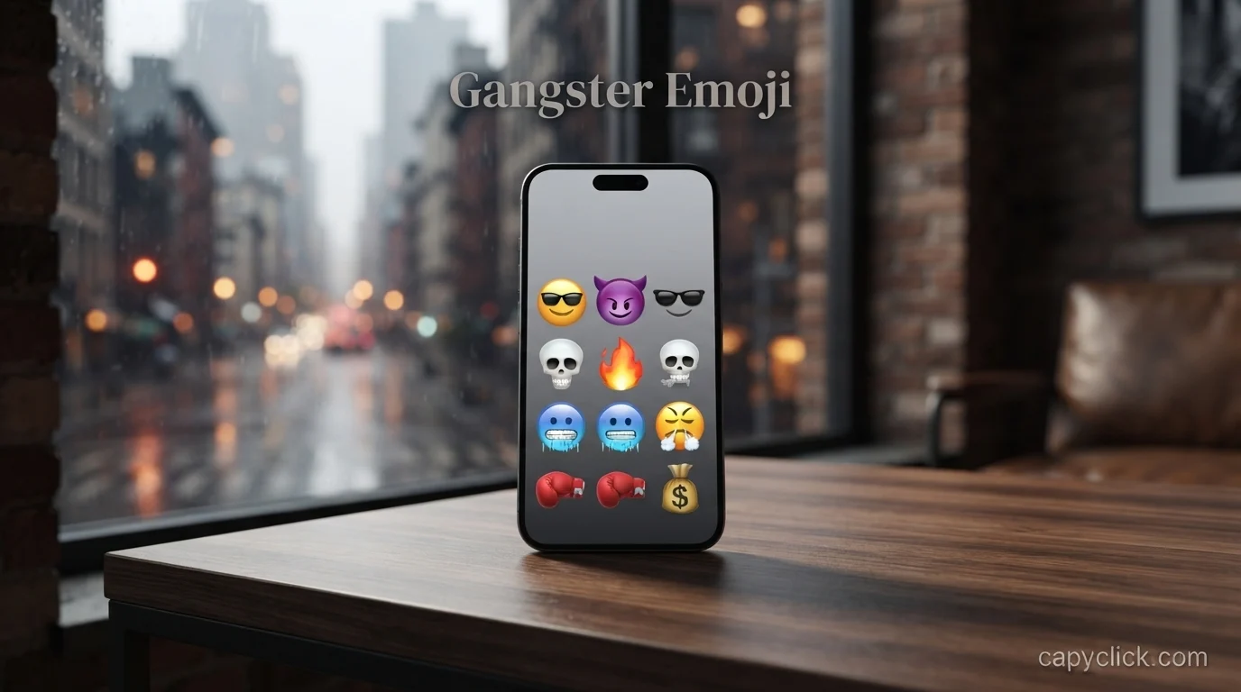 Gangster Emoji