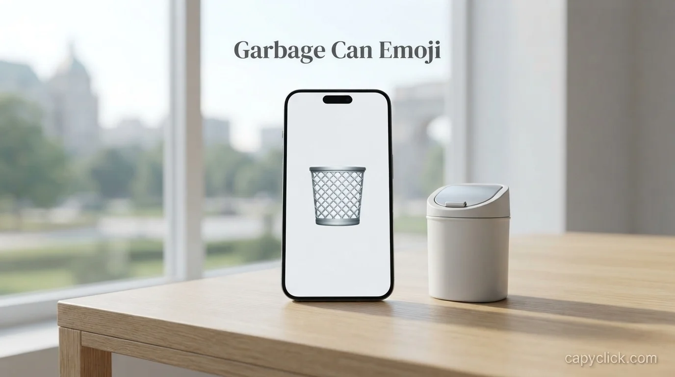 Garbage Can Emoji